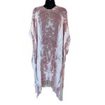 Woven Heart  Tie Dye Fringe Kimono Photo 8