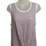 BP NWOT Red White & Blue Striped Front Knot Top Photo 1