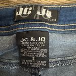 Chic Distressed Flare Jeans in Deep Blue Photo 6