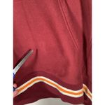 Champion Vintage Floral Reverse Weave Hoodie Sweatshirt Red Large Photo 6