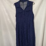 Wo size 14/16(torrid size 1)Size Navy High Low Polka Dot Sleeveless Dress Photo 6