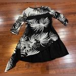 Yoana Baraschi Anthropologie  unique black and white tropical layered dress large Photo 1