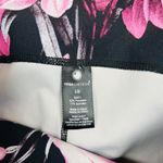 Yogalicious Women's Black Pink Floral Lily Print Active Leggings Size LG Pockets Photo 6