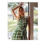 MISA Los Angeles Rita Pants in Rattan Tile Small Womens Satin Printed Trousers Photo 12