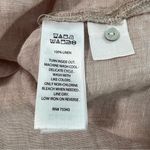  100% Linen Blouse Tahari Kimono Sleeve Neutral Relaxed Summer Beach Photo 4