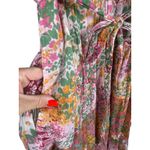 Banjanan Hilary Dress in Loki’s Garden Puffed Sleeve Midi Dress Size Medium Pink Photo 10