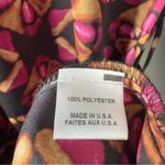 MISA Los Angeles Floral Wrap Dress Robe Long Sleeve Tie Waist Made in USA XS EUC Photo 9