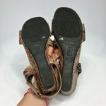 Aerosoles  snake skin wedge sandals size‎ 8.5 Photo 4