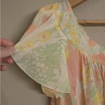 Gorgeous VINTAGE Marshall Fields‎ Dress / Robe Yellow Size M Photo 4