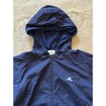 Adidas  Full Zip Up Hooded‎ Windbreaker Jacket Blue Size Large Photo 1