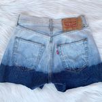 Levi's Dip Dye Cutoff Denim Shorts Photo 1