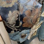 Indigo Moon Womens Medium Jean Tribal Dressy Jacket Embroidery Boho Artsy Spring Blue Photo 11