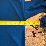 Loft Ann Taylor  blue crew neck sweater rounded hem women’s L Photo 7