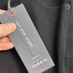 Torrid NWT  Premium Sky High Skinny Jean in Destructed Black - Size 18 Tall Photo 5