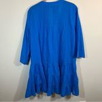 J.Crew Women’s VOILE PINTUCK Tiered Cover Up Swim Dress Blue BQ963 SU23 Large Photo 8
