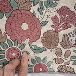 JOYN Cream and Grey Tote Bag with Garden Design. Gray Photo 2