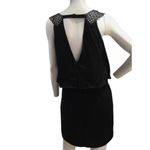 Sandro BLACK SLEEVELESS COCKTAIL DRESS S Photo 3