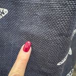 Navy Jute Starfish Beach Tote Bag Rope Handles Coastal Summer Travel Blue Photo 9