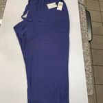 1. State Women's  Navy Elastic Waist Drawstring Linen‎ Pants A6 Photo 8