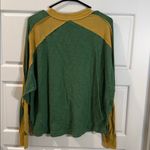 Free People FP Movement All About It top in green & gold XS Photo 2