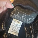Alex Evenings Vintage Metallic Black Dress Set – Elegant Formalwear Photo 11
