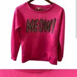 Juicy Couture  Bling Graphic MEOW Sweatshirt Sequins *Vintage in NWOT Conditon* Photo 3