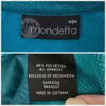 MondettaTeal Blue Athletic Jacket 1/4 Zip Pullover Women's Size Medium Photo 7