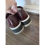 Prada  Women’s Derby Red Leather Morgue Shoes 38.5 US Sz 8 Photo 2