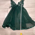 NWT Spree Intimate Green Lingerie dress with matching panty size small perfect Photo 5