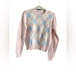 Brandy Melville  Pink and Blue Sweater Size Small Photo 9