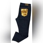 Rocawear Vintage ROCA Wear Woman’s Jeans with Gold Sequin Pockets Photo 7
