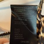 Urban Outfitters Cheetah Tank M Keyhole Tie Neck Cropped Smocked Y2K Stretch Photo 4