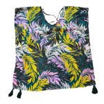 Palisades Beach Club Womens Tropical Green Printed Pullover Swim Cover Photo 7