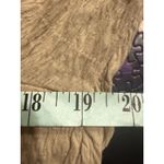 Free People  Textured Gauze Babydoll Tunic Top Beige XS Smocked Button Back Photo 5