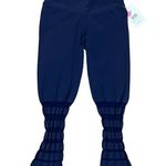 Phat Buddha NWT Rumble Wink Leggings Navy Women’s One Size Cropped Activewear Blue Size M Photo 3