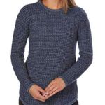 Jeanne pierre Blue Marled Waffle Knit Sweater Photo 0