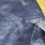 Vince Dark Blue Leather Mini A-line skirt
Size: 4 (30” waist) Photo 5