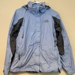 The North Face  Light Blue Dark Gray Color Block Waterproof Hyvent Jacket M Photo 0