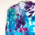 kim rogers Splash Winter  PM Medium Top Tie Dye Handmade Purple‎ Blue 538 Photo 2