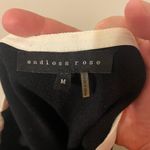 Endless Rose ‎ Black and White Off the Shoulder Bell Sleeve Dress Photo 1