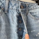 No Boundaries  Distressed Paint Splatter Light Wash Jeans 100% Cotton Button Fly Photo 7