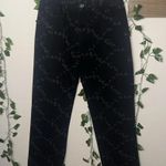 White Fox Boutique White Fox Catch Me Out Printed Denim Jeans Black Photo 7