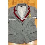 Target Women's  Exclusive Beetlejuice Astrid Graphic Blazer - Heather Gray XS Photo 6