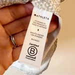 Athleta  Zephyr Refined Gray White Snake Print Sleeveless Shirt Tank Size Small Photo 5