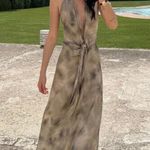 ZARA Dress maxi multiposition satin effect wedding party coctail Photo 4