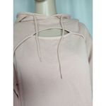 Flirtitude  Active XXL (Juniors) Pink Crop Cut Out‎ Hooded Sweatshirt Photo 9
