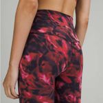 Lululemon 💖 Align High-Rise Crop Pink and Black Marbled Leggings Photo 2