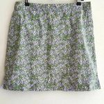American Eagle Outfitters Stretch Floral Mini Skirt, Purple and Green, Size 4 Photo 0