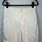 Abercrombie & Fitch  Curve Love Cargo Pants Cream Carpenter  Women's Size 10 Long Photo 1
