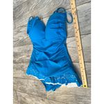 Gottex Profile Tutti Frutti Lasercut One Piece Swimsuit 10 Swimdress Ruffle NWOT Photo 6